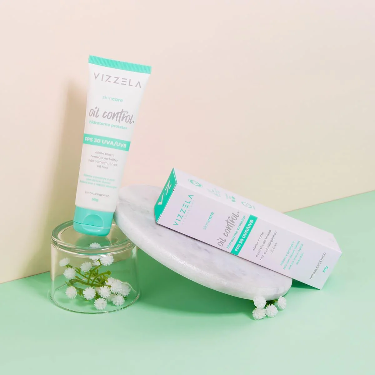 Hidratante Protetor FPS 30 Oil Control - Vizzela